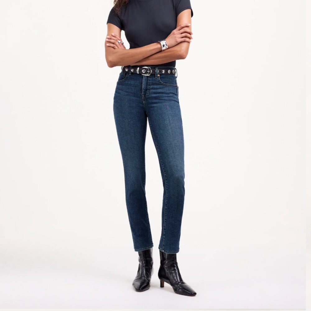Madewell Stovepipe Jeans (Dahill wash)